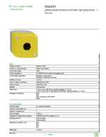 Datasheet for Schneider Electric XALK01, EAN: 3389110115826