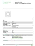 Datasheet for Schneider Electric GBK1201100S, EAN: 3606480397851 Datasheet for Schneider Electric GBK1201100S, EAN: 3606480397851