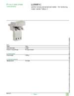 Datasheet for Schneider Electric LU9MR1C, EAN: 3389110367614 Datasheet for Schneider Electric LU9MR1C, EAN: 3389110367614