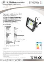 Datasheet for Synergy 21 S21-LED-TOM00260, EAN: 4038816980007 Datasheet for Synergy 21 S21-LED-TOM00260, EAN: 4038816980007