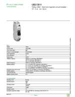 Datasheet for Schneider Electric GB2CB10, EAN: 3389110214635 Datasheet for Schneider Electric GB2CB10, EAN: 3389110214635