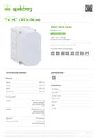 Datasheet for Spelsberg 12840601, EAN: 4013902861743