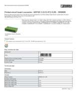 Datasheet for Phoenix Contact 1809608, EAN: 4017918047740