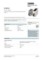 Datasheet for Phoenix Contact 1884568, EAN: 4017918164591