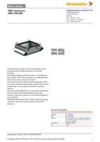 Datasheet for Weidmüller 1217800000, EAN: 4008190148393