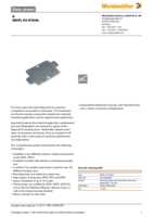Datasheet for Weidmüller 3073060000, EAN: 4008190857998