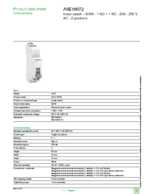 Datasheet for Schneider Electric A9E18072, EAN: 3606480088490