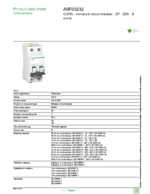 Datasheet for Schneider Electric A9F03232, EAN: 3606480439841