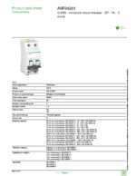 Datasheet for Schneider Electric A9F04201, EAN: 3606480440441