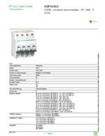Datasheet for Schneider Electric A9F04463, EAN: 3606480440878