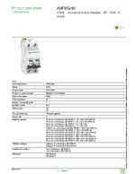 Datasheet for Schneider Electric A9F95240, EAN: 3606480084805