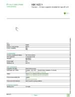 Datasheet for Schneider Electric KBC16ZC1, EAN: 3606480002373