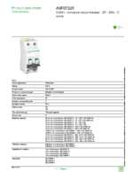 Datasheet for Schneider Electric A9F07225, EAN: 3606480438523