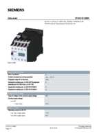 Datasheet for Siemens 3TH43910BB4, EAN: 4011209049734