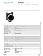 Datasheet for Schneider Electric ZB4BD912, EAN: 3389110896879