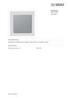 Datasheet for Siedle 200016941-01, EAN: 4015739169412