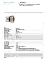Datasheet for Schneider Electric ZB4BW913, EAN: 3389110889895