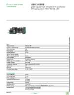 Datasheet for Schneider Electric XB6CW3B5B, EAN: 3389110763805