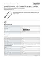 Datasheet for Phoenix Contact 1500347, EAN: 4017918589080 Datasheet for Phoenix Contact 1500347, EAN: 4017918589080