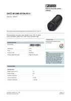 Datasheet for Phoenix Contact 1500774, EAN: 4017918610517 Datasheet for Phoenix Contact 1500774, EAN: 4017918610517