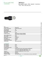 Datasheet for Schneider Electric XB7NG21, EAN: 3606480470271