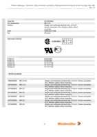 Datasheet for Weidmüller 0274620000, EAN: 4008190117559