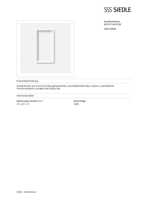 Datasheet for Siedle 200016426-01, EAN: 4015739164264