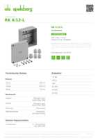 Datasheet for Spelsberg 61390601, EAN: 4013902090136