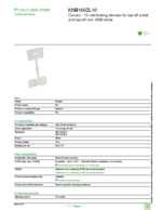 Datasheet for Schneider Electric KNB160ZL10, EAN: 3606485013190