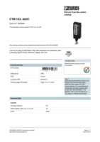 Datasheet for Phoenix Contact 2838568, EAN: 4017918819736