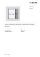 Datasheet for Siedle 200029788-00, EAN: 4015739297887