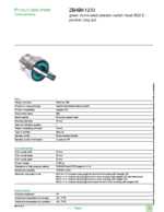 Datasheet for Schneider Electric ZB4BK1233, EAN: 3389110890433