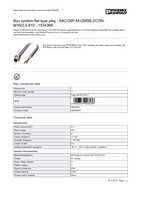 Datasheet for Phoenix Contact 1534368, EAN: 4046356026536