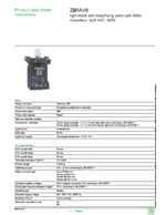 Datasheet for Schneider Electric ZB5AV8, EAN: 3389110908312