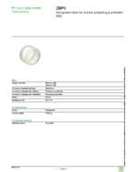 Datasheet for Schneider Electric ZBP0, EAN: 3389110101935