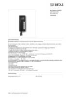 Datasheet for Siedle 200044448-00, EAN: 4015739444489 Datasheet for Siedle 200044448-00, EAN: 4015739444489