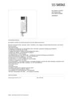 Datasheet for Siedle 200044429-00, EAN: 4015739444298