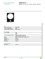 Datasheet for Schneider Electric ZB2BY2918, EAN: 3389110645484
