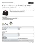 Datasheet for Phoenix Contact 2920272, EAN: 4046356157896
