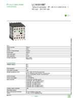 Datasheet for Schneider Electric LC1K0910B7, EAN: 3389110363623 Datasheet for Schneider Electric LC1K0910B7, EAN: 3389110363623