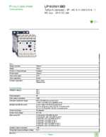 Datasheet for Schneider Electric LP1K09013BD, EAN: 3389110242294 Datasheet for Schneider Electric LP1K09013BD, EAN: 3389110242294