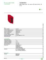 Datasheet for Schneider Electric VW3M3501, EAN: 3606480169694