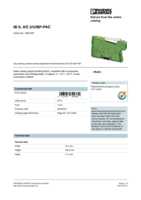 Datasheet for Phoenix Contact 2861467, EAN: 4017918894382