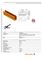 Datasheet for Weidmüller 1625060000, EAN: 4008190196110