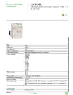 Datasheet for Schneider Electric LUCB1XBL, EAN: 3389110364071