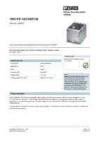 Datasheet for Phoenix Contact 2866404, EAN: 4046356046688