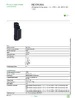 Datasheet for Schneider Electric RE17RCMU, EAN: 3606480552694