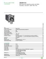 Datasheet for Schneider Electric ZB4BW045, EAN: 3389110891850