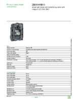 Datasheet for Schneider Electric ZB5AW0B13, EAN: 3389110908374