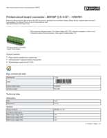 Datasheet for Phoenix Contact 1765797, EAN: 4017918031824
